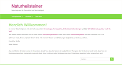 Desktop Screenshot of naturheilsteiner.de