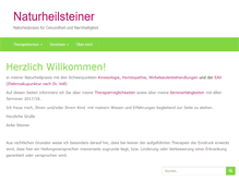 Tablet Screenshot of naturheilsteiner.de